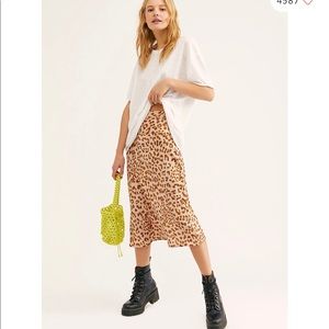 Free People Normani Bias Printed Skirt - Women’s 0